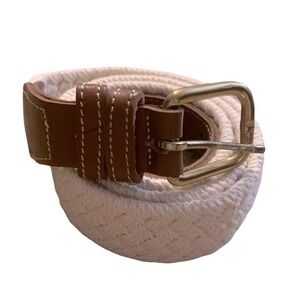 Dockers Braided Belt With Brass Buckle Unisex Men's Women's Size 36